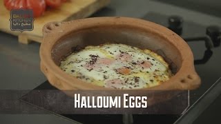 Fried Halloumi Cheese amp Eggs  Dalias Kitchen [upl. by Yzeerb]