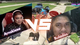 ARNSKIEEE VS BULADAS GANG TRASHTALK MODE buladasgang buladas redm rdr2 fivem roleplay gtav [upl. by Naillij]