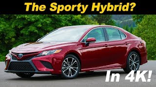 2018 Toyota Camry Hybrid Review and Road Test in 4K UHD [upl. by Ainaled997]