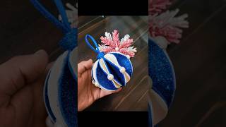 Christmas Ornament with glitter foam sheet  Christmas decoration ideas shorts chritmascraft diy [upl. by Soren]