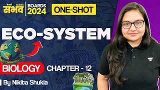 Complete Ecosystem 🔥😨  One Shot 🔥  Class 12 Biology  Chapter 12  Boards 2024  Nikita Shukla [upl. by Anivel]