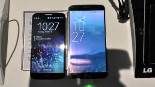 LG G Flex gebogenem Display im HandsOn [upl. by Noell122]