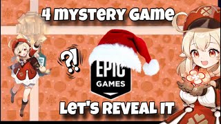 4th EPIC GAMES MYSTERY GAME 2023  let’s REVEAL IT  Open your guess epicgames [upl. by Sayer]