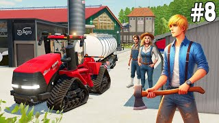 MEGA FARM from 0 on No Mans Land🚜 8 🚜 FarmingGenius GirlNotFarming [upl. by Cired]