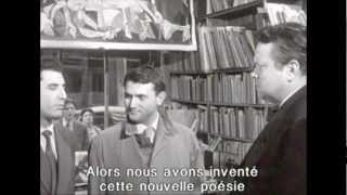 Orson Welles Interview  featuring Isidore Isou Lettrism [upl. by Malo]