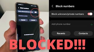 How to block unknown or private number Shorts [upl. by Willette]