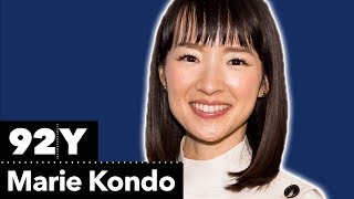 Tidying Up Marie Kondo on her Netflix show the KonMari method and why folding quotsparks joyquot [upl. by Silbahc]