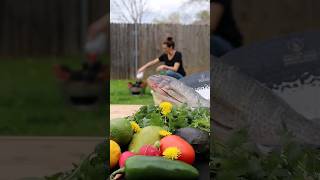 Fried Fish with Tostones Twice Fried Plantains friedfish food cooking outdoorcooking [upl. by Salomo]