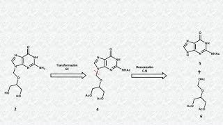 GanciclovirValganciclovor antivirales vs CMV análisis retrosintético [upl. by Leelaj71]