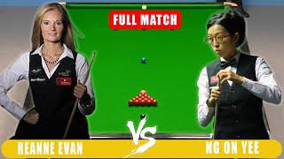 Reanne Evans Vs Ng On Yee  TAOM UK Womens Championship Snooker Highlights [upl. by Anaili]