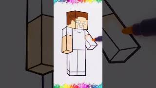 STEVE  MINECRAFT ⛏️ LIKE et ABONNE toi 🤗 shorts videogames [upl. by Alderson]