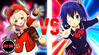 Klee VS Rikka Takanashi 2  WWE 2K23  ANIME  Genshin Impact VS Love Chunibyo amp Other Delusions [upl. by Ecinue]