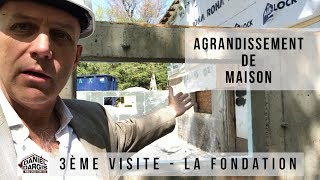 Agrandissement maison 2  Inspection fondation par un ingenieur en structure [upl. by Nair784]