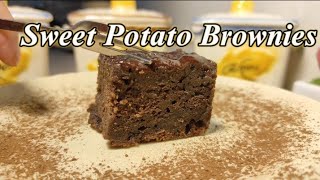 SWEET POTATO BROWNIES  THE BEST FUDGY GOOEY BROWNIES RECIPE BY FARBILRAS KITCHEN [upl. by Cataldo366]