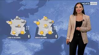 MÉTÉO AGATE DU 03 12 2017 [upl. by Ethbin]