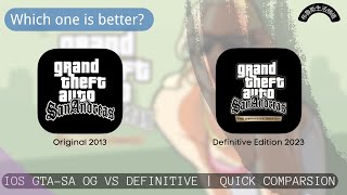 GTA San Andreas Definitive Edition 2023 iOSAndroidNetflix VS Original 2013  D1 Quick Comparison [upl. by Ahsile]