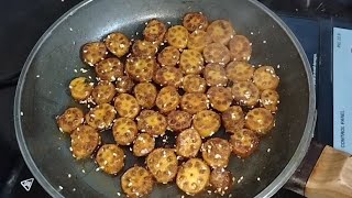 Lotus Stem Recipe Kamal Kakdi Snacks 🥨🥨🥨🥨 [upl. by Rehpotsirahc]