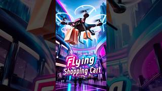 Flying Shopping Cart अब घर से ही शॉपिंग करना हुवा possible drone से 😳  drone shorts [upl. by Aenit434]