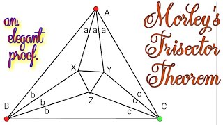 Morleys Trisector Theorem an elegant proof [upl. by Nnek]