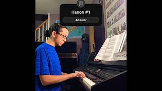 Piano daily practice Hanon 1 shorts drasweet1 👈 christytsangmusic [upl. by Nnahtebazile373]