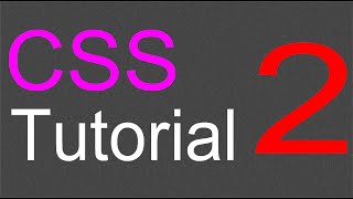 CSS Layout Tutorial  02  Styling the body [upl. by Annovaj384]