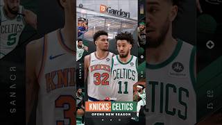 quotKnicks vs Celtics A New Season Begins with HighStakes Showdownquot [upl. by Welker]