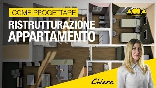 Come fare il progetto di ristrutturazione di un appartamento [upl. by Lesser]