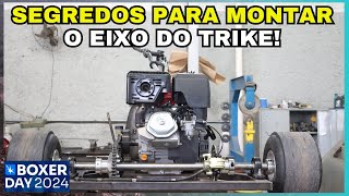 MONTANDO O EIXO E O MOTOR DO TRIKE [upl. by Balac845]