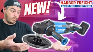 NEW BATTERY POWERED POLISHER FROM HARBOR FREIGHT  Hercules Rotary [upl. by Letsirc]