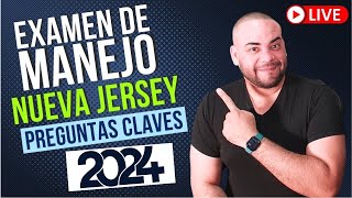 EXAMEN TEORICO DE MANEJO NEW JERSEY 2024 I Aprobarás con estas preguntas [upl. by Reffotsirhc]