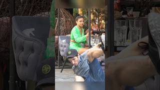 😂 Will she help or laugh 😁 Crazy Boy Prank prank crazyboy [upl. by Mccreery]