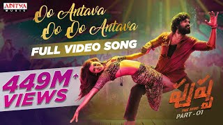 Oo Antava MawaOo Oo Antava Video Song Telugu  Pushpa Songs  Allu Arjun DSP Sukumar Samantha [upl. by Poore696]