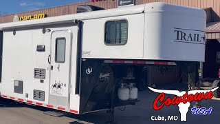 2017 Bison 7309 3Horse Trailer [upl. by Claudelle790]