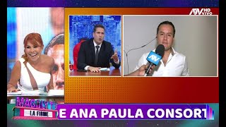 Magaly Medina vacila a Paco Bazán por entrevista a Richard Acuña [upl. by Azerila864]