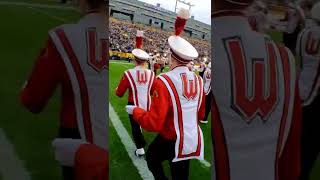 UW Madison Marching Band Lambeau Run On 10292023 badgers marchingband trombone [upl. by Bayard]