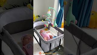 Newborn Baby Cot Creating a Safe Sleep Sanctuary babycare cutebaby parentingtips NewbornCot [upl. by Roselle]