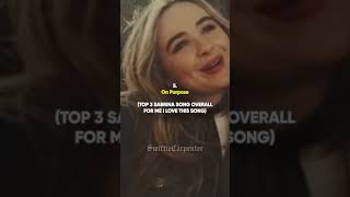 MOST underrated Sabrina Carpenter songs sabrina shorts [upl. by Rowen]