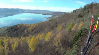 Gleitschirmfliegen am Stettelberg  Pragleiten am Bodensee bei Ludwigshafen [upl. by Emanuel]