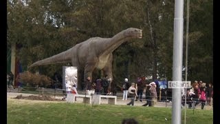 Parque de Dinosaurios en Tecnópolis un viaje a la Era Mesozoica [upl. by Crudden]