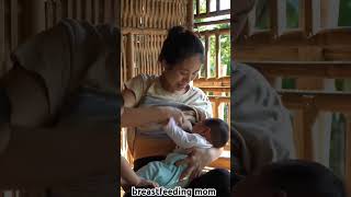 breastfeeding mom vlog 🥰 breastfeeding baby newborn cutebaby cute love duet trending shorts [upl. by Ferdinand875]