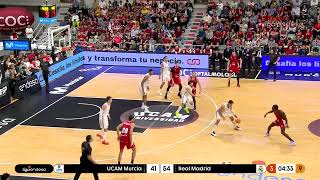 Facundo Campazzo 13 puntos vs UCAM Murcia [upl. by Aiduan689]