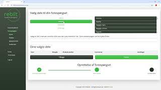 rebilt  oprettelse af forespørgsel V 1 [upl. by Ijar866]