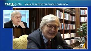 Vittorio Sgarbi e il mistero del quadro trafugato [upl. by Ahsemac958]