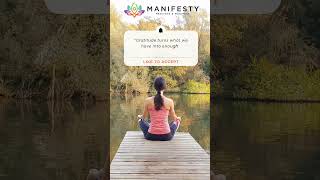 Set clear intentions to manifest Get our free meditation app today Intentions Manifestation Foc [upl. by Reis705]