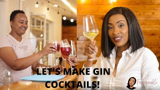 CREATING 5 EASY GIN COCKTAILS YOU CAN MAKE MAKE AT HOME Ft A MIXOLOGIST [upl. by Noned]