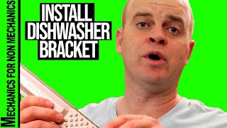 Install Dishwasher Bracket [upl. by Ahseiyt241]