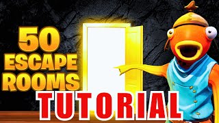 50 ESCAPE Levels ROOM All Levels Fortnite 50 Escape Levels Room Fortnite [upl. by Beauchamp277]