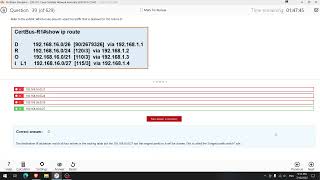 Cisco Certified Network Associate 200301  CCNA  Exam Simulation [upl. by Lottie629]