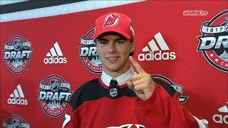 Nico Hischier on Being Drafted No 1 By The Devils [upl. by Chung]