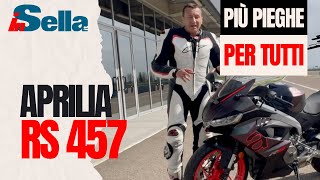 Aprilia RS 457 il nostro test in pista [upl. by Osi]